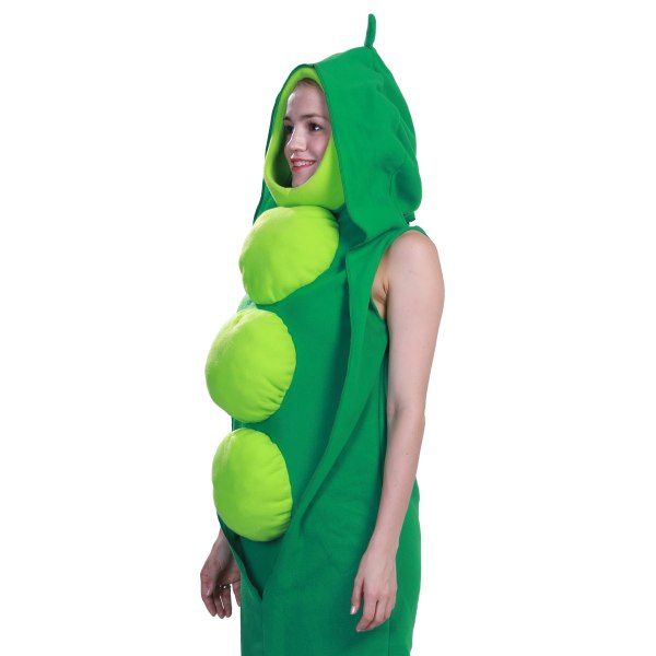 Costume de scène de légumes de carnaval Costume de pois de nourri