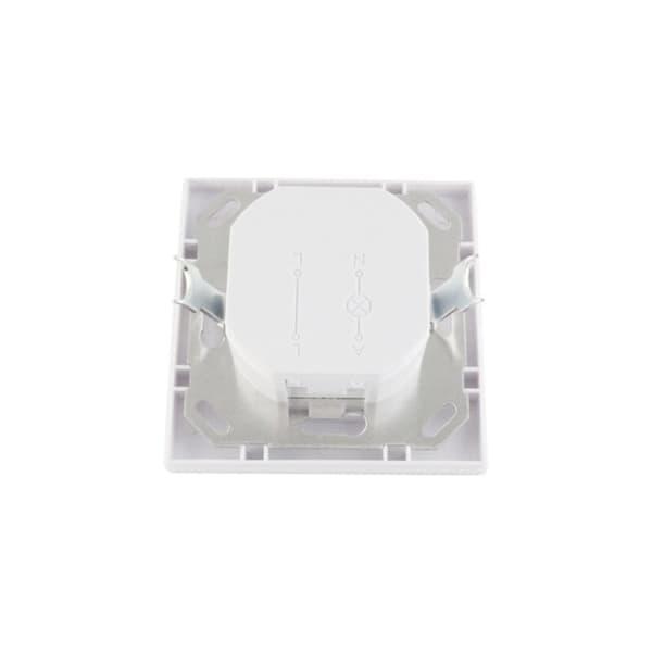 Indendørs bevægelsessensor, indbygget vægmontering, egnet LED, infrarød sensor, programmerbar, rækkevidde 9m/140° 80x80x45mm