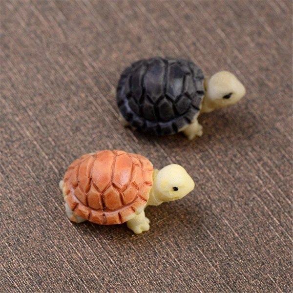 2st Mini Dollhouse Sköldpadda Bonsai Miniatyr Sköldpadda Dekoration