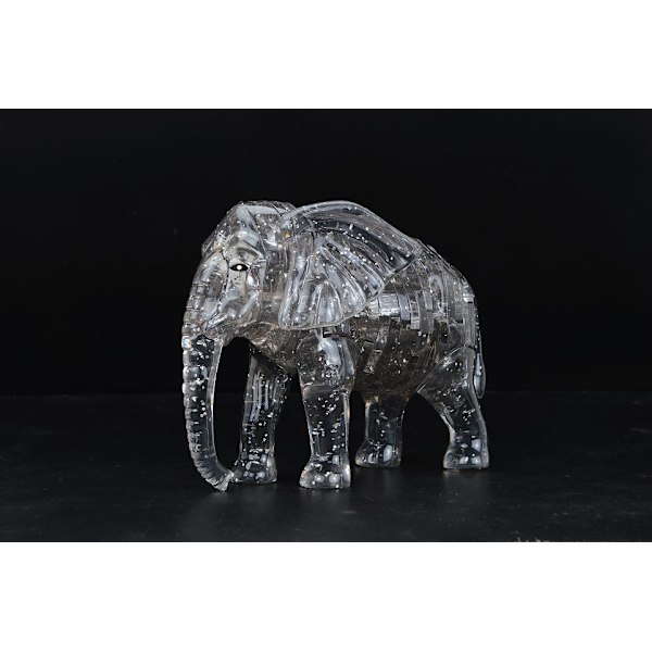 Krystalpuslespil 3D Elefant