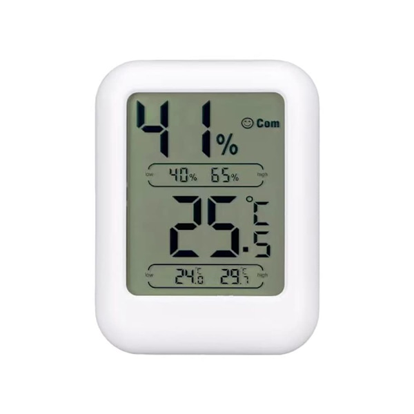 Inomhus Digital Termometer - Digital Hygrometer Termometer - Hygrometer Termometer - Mini Temperaturmätare - Luftfuktighet - Med Maximal Temperatur