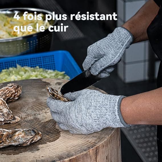 Par Level 5 Skærefaste Handsker, Fødevarekvalitetsmateriale, Køkken