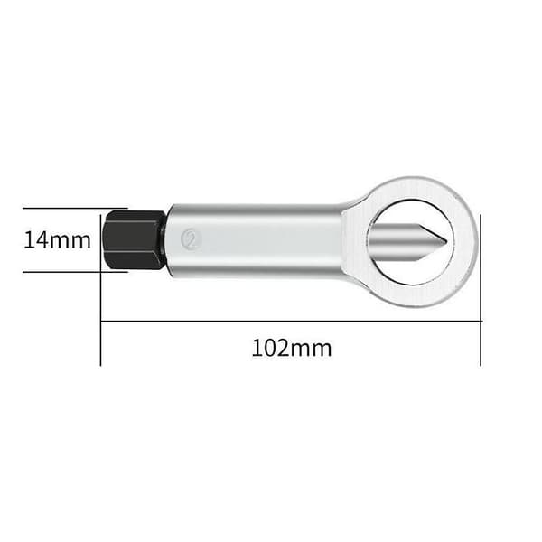 Nøttesplittersett | 12  16mm / 16  22mm | 2 deler, sølv