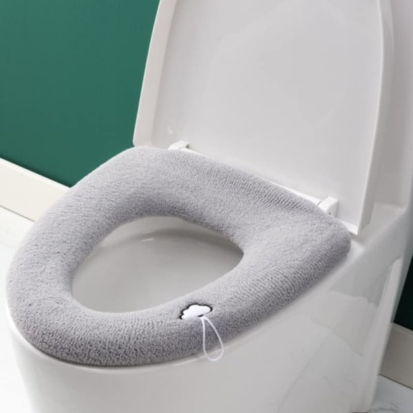 3 stykker tykkere blødt toiletsædebetræk til badeværelse med håndtag
