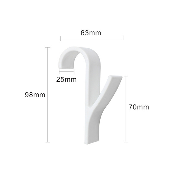 Radiator Hook, Håndkle Tørketrommel Radiator Hook, Plast Radiator Hook Hvit