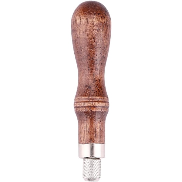 4 in 1 puinen kahva nahka ompelu neula ompelu DIY nahkatyöt H