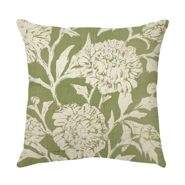 Set med 4 dekorativa kuddfodral med blommönster 45