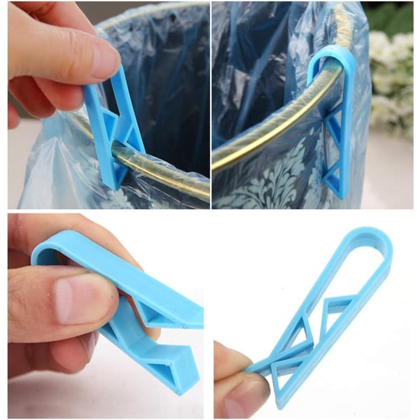 20 st Clip Trash Can Closure Plastklämma Klämmhållare för K