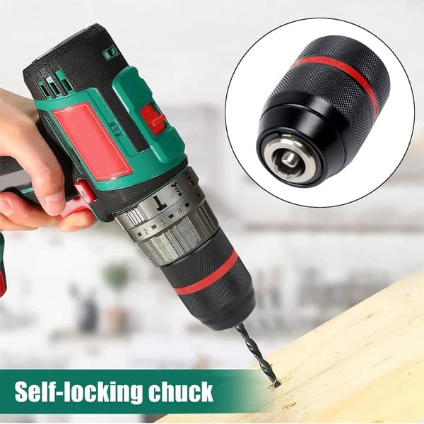 Chuck Adapter for Drill, Keyless Drill Chuck Adapter, Drill Chuck, 1/2-20 UNF Chuck, 1.5-13mm Drill Chuck, for Wrench