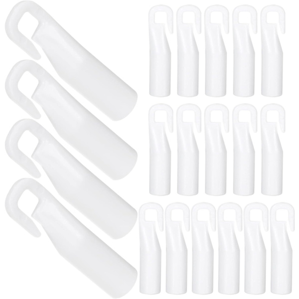 20 st Mini Blind Wand Hook Tip Blind Tilt Wand Ersättning Sleeve Connecto