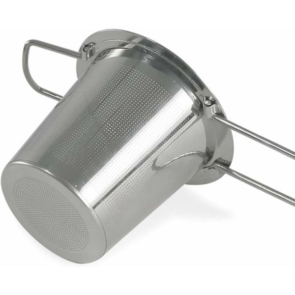 Rustfritt stål te sil, en sammenleggbar te sil med