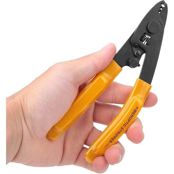 Fiberoptisk afisoleringstang, 2-huls ergonomisk kabelstripper