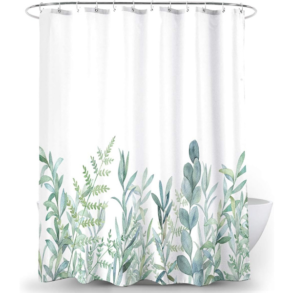 3D Digital Duschdraperi Polyester Vattentät Tryck Färgglad