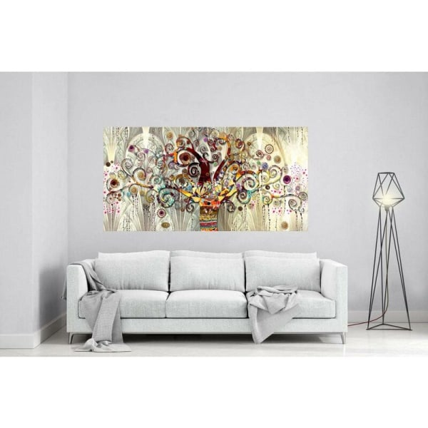 Livets träd canvas print målning, modern väggdekoration för li