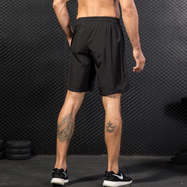 Herrshorts, träningshorts, pådragshorts med fickor