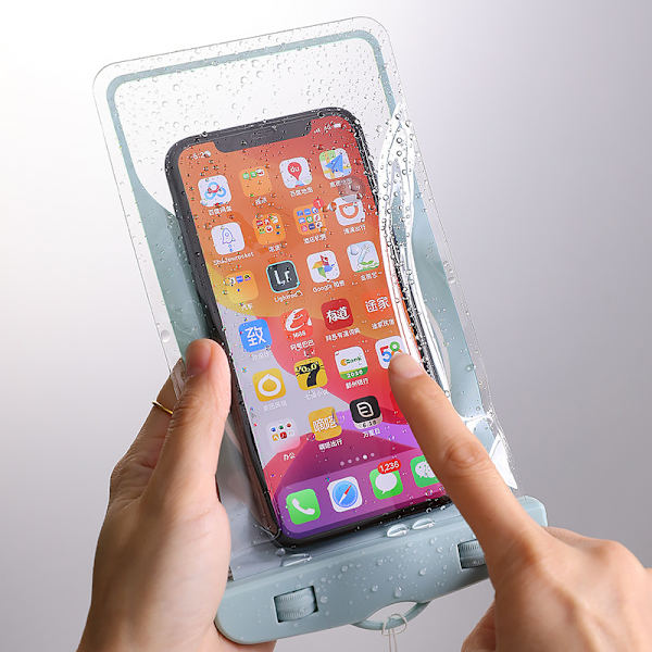 4 stk. mobiltelefon vandtæt taske touch screen svømning vandtæt