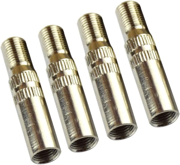 4-delad däckventilförlängningsled, 39 mm metallbilventilförlängningsstång