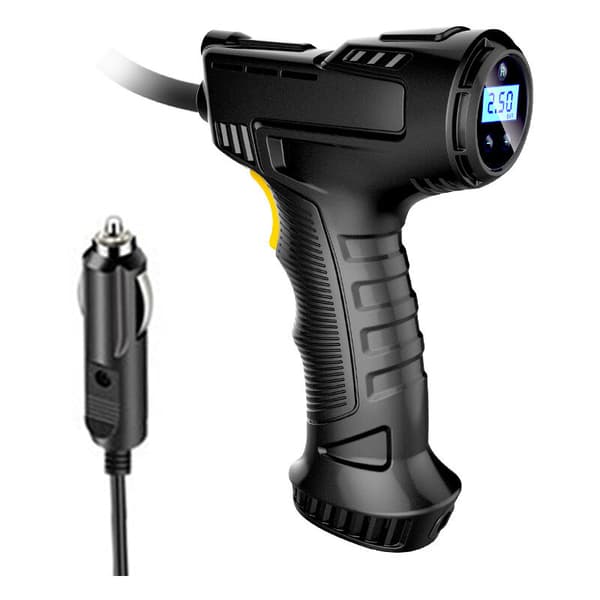 120W Elektrisk Luftpump för Bil, Bärbar Uppblåsbar Däckpump