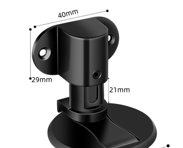 Magnetisk dörrstopp, justerbar, kraftig, borstat rostfritt stål