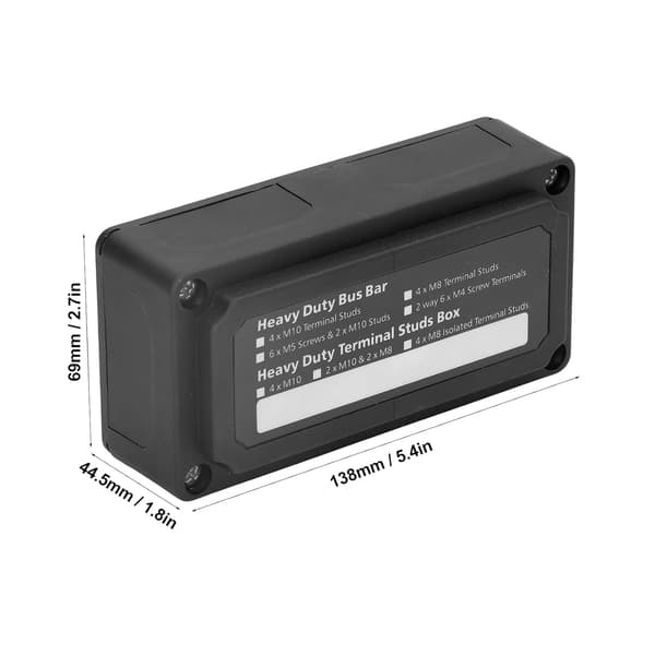 48V 300A DC Samleskinne Terminalblok, Samleskinneboks, Effektfordeling