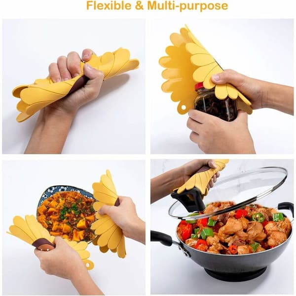 2 kpl aluslevyjä kattiloille ja pannu Multi-Purpose Heat Resistant Silic