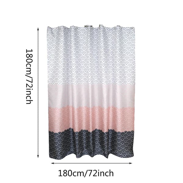 Dusjforheng Polyester Dusjforheng Vanntett Bad Gardin