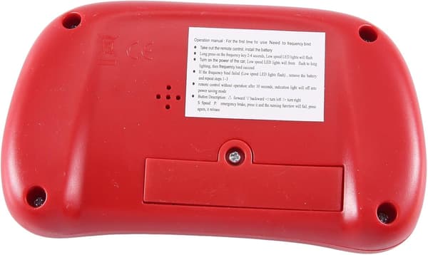 1 TX20 elektrisk bil för barn, med fjärrkontroll, plast, röd, reserv