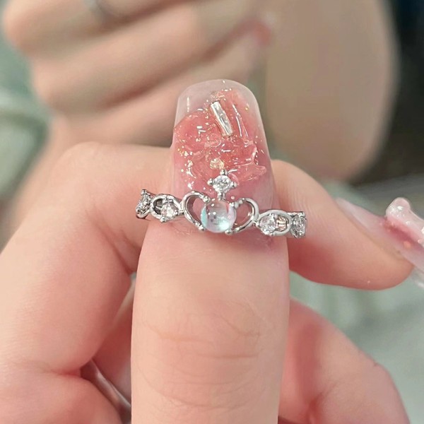 Flash Crown Open Ring