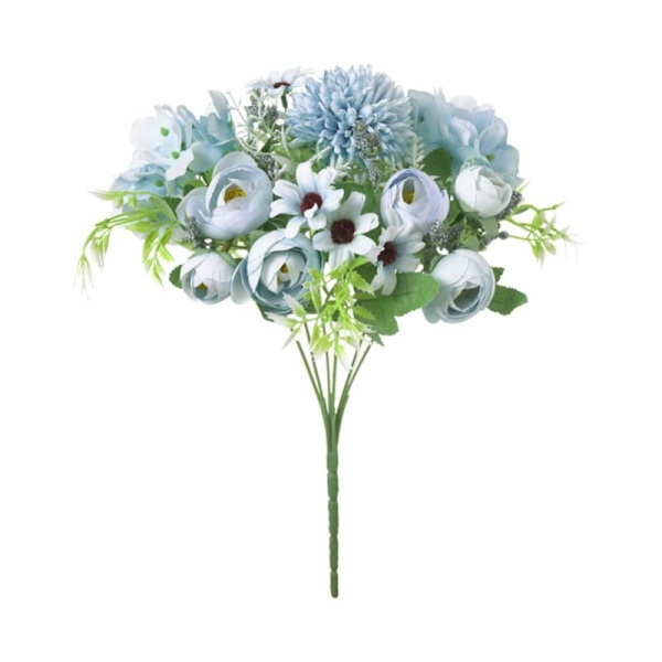 Kunstige Blomster 1stk 7 Gaffler Kunstig Kamelia Buket Simul