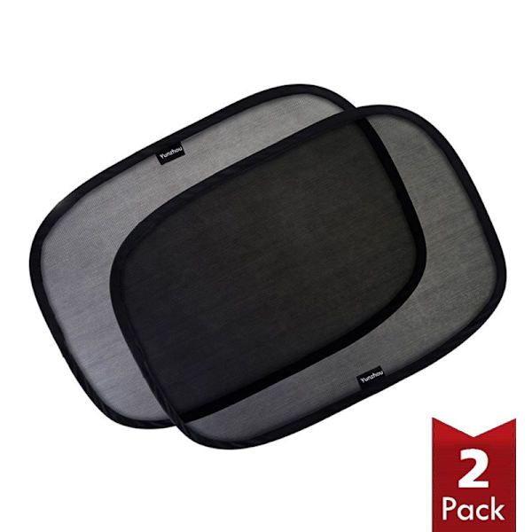 Bilsolskydd - (2-pack) - 21\"x14\" solskydd för bilfönster