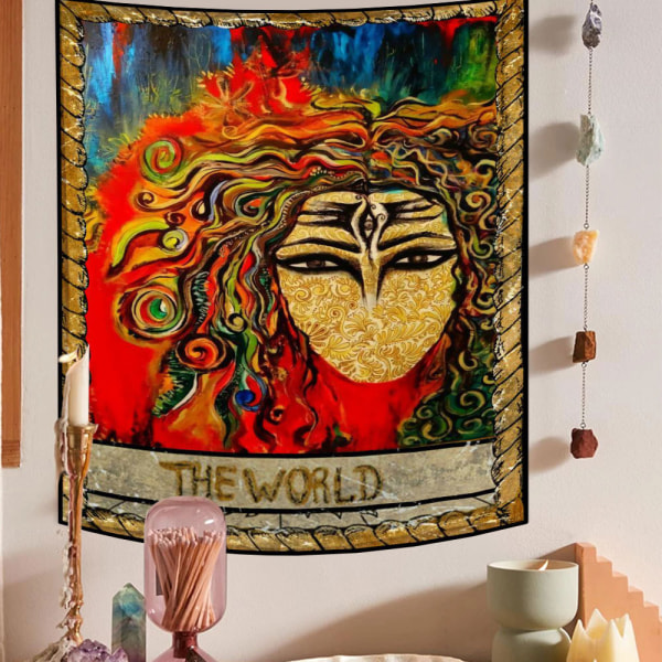 1st Tarot väggtapet, psykedelisk, dekoration för sovrum livi