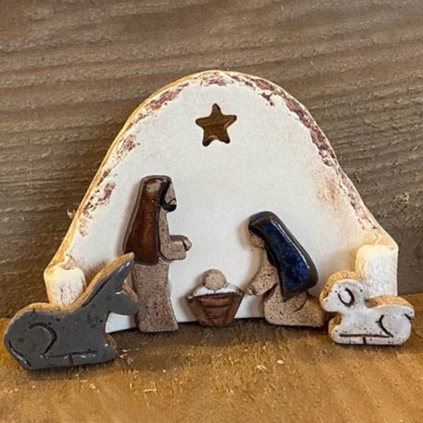 Nativity Peace Life Resin Handicraft Ornament Easter,