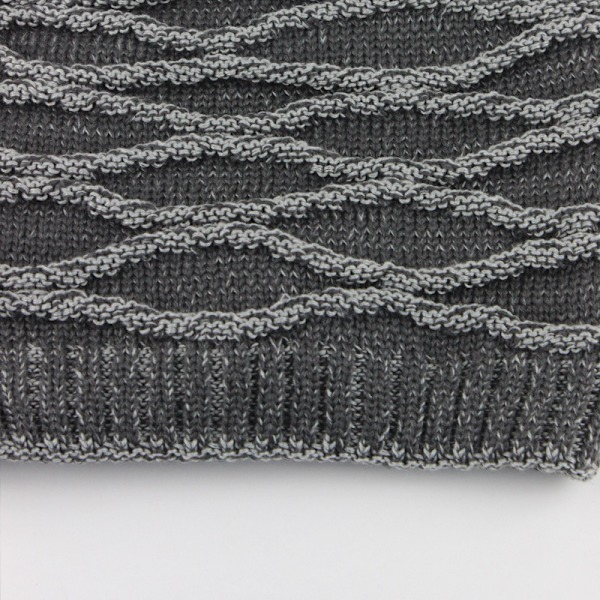 Herr Varm Texturer Design Stickad Mössa, 1 st