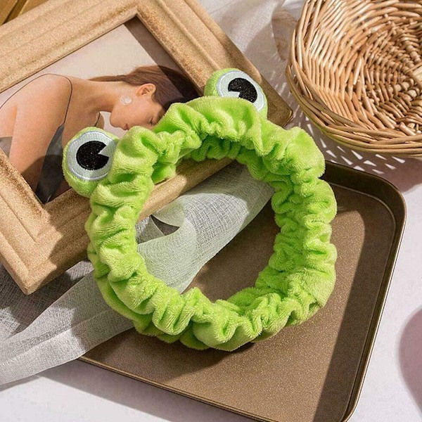 Uusi ihana hiuspanta, sammakon hiuspanta, pääpanta, pieni vihreä sammakon hiuspanta