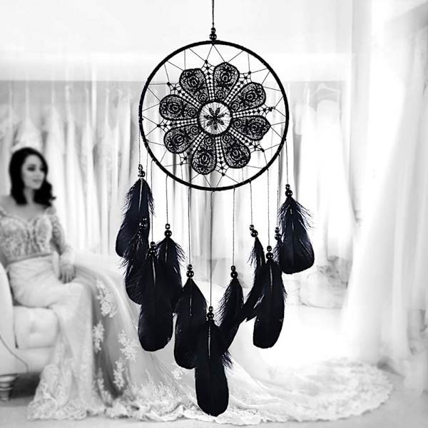 Wind Chime, etiska handgjorda fjädrar Bohemian Dream Catcher Wall