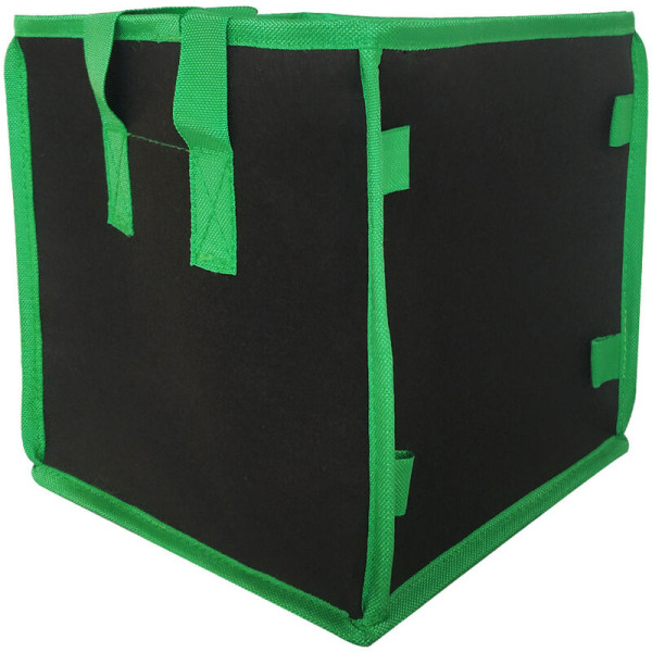 Gallon Grow Bags Firkantet Plantepose i Stof Med Robust Håndtag
