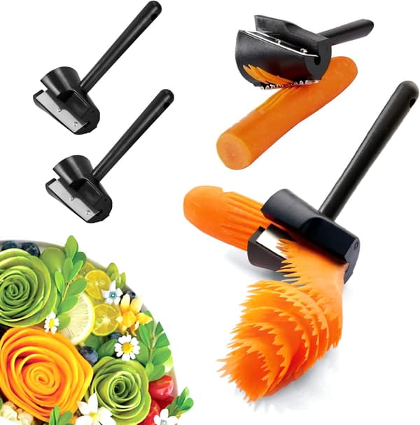 Grønnsaksspiralizer Kutter Spiralizer Skreller - Spiraltrakt Blomsterrull