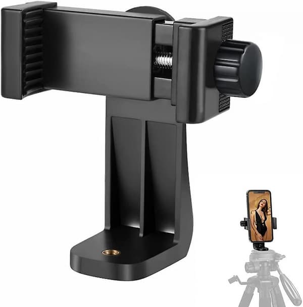 Telefonstativadapter/universal stativtelefonholder, passer til enhver smartphone, Ve