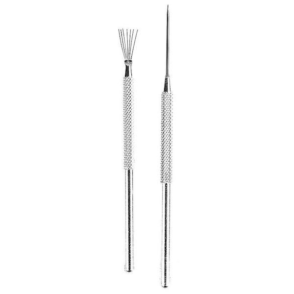 7-Pin Spring Wire Texture Pro Needle Keramisk Lera Verktyg Skulptur