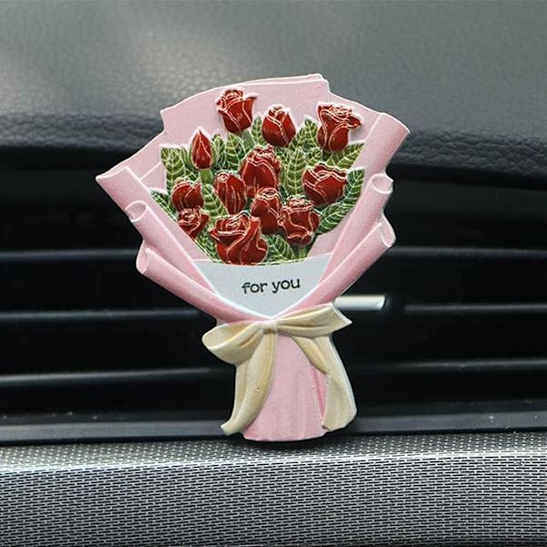 Doftande rosdekoration, blommig aromaterapiornament |