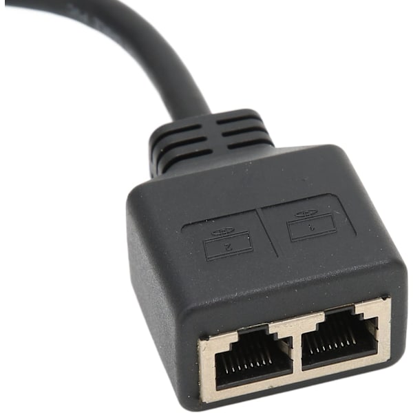 RJ45 Splitter Adapter, 1 til 2 Port RJ45 Netværk Ethernet Adapter Splitter, CAT8 Netværkskabel Splitter Adapter til Hjemmekontor