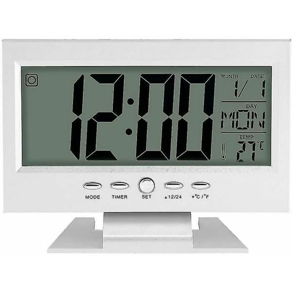 Digital klocka Multifunktionell kalender Skrivbord Digital LCD Alarm