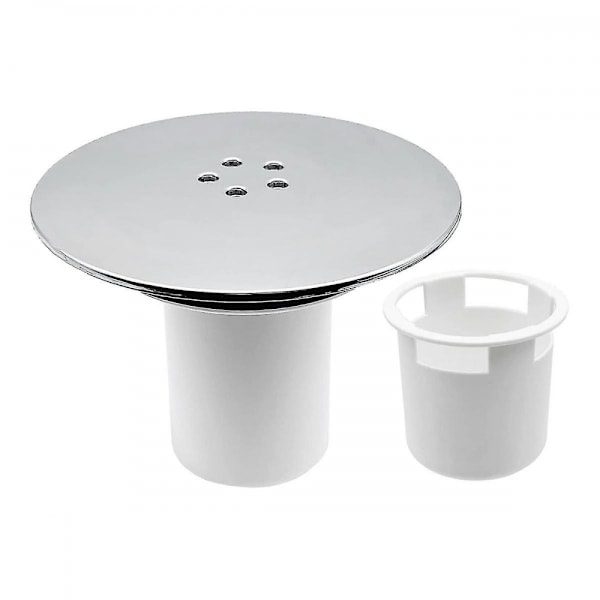 Duschbrunnstäcke, Duschbrunnstäcke 90mm/115mm Plug Drain Ersättningshål Krompläterad