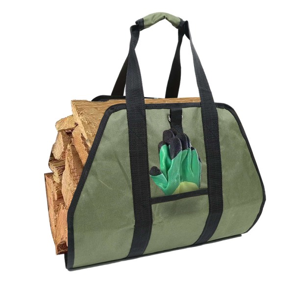 Bærbar Oxford Canvas Logpose, Log Holder Pose, Vandafvisende Foldbar