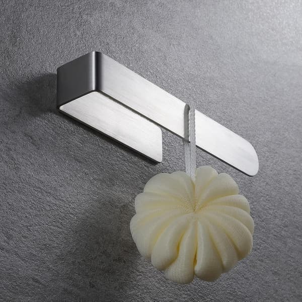 Selvklebende håndkleholder i rustfritt stål, 37 cm, ingen boring