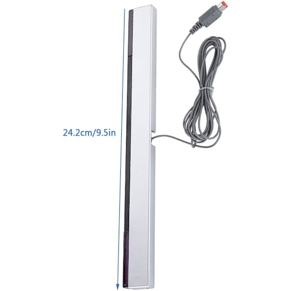 Wired Infrarød Bevægelsessensor, Wii Konsol Infrarød Sensor Bar til Wii Konsoller og Wii U Sensor