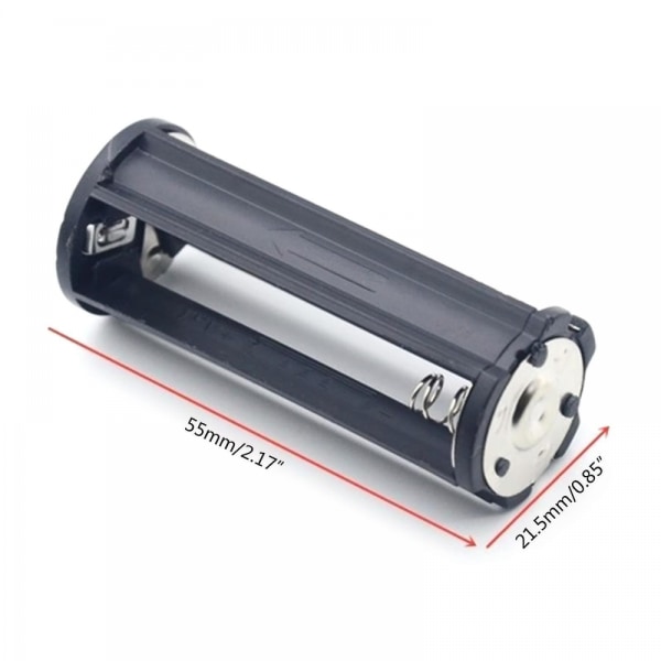 3xAAA Batteriholder Rør Sort Batterier Adapter Til Etui Konverter