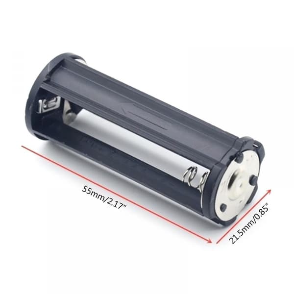 3xAAA Batteriholder Rør Svart Batterier Adapter For Etui Konverter