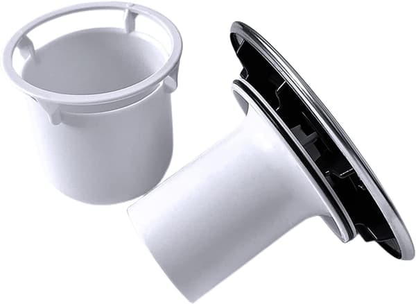 Duschbrunnstäcke Ersättning, 90mm/115mm, Universal, Krom, Snabb Flöde