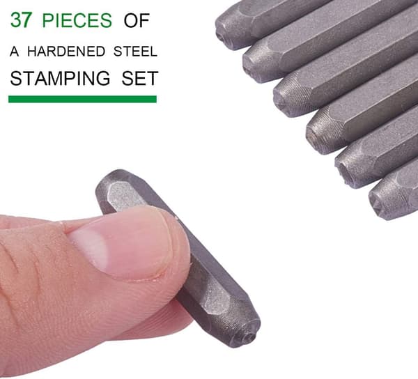 36PCS 2.5mm DIY Scrapbook Jern Tetnings Stempler Bokstav Å Treffe Alfabet